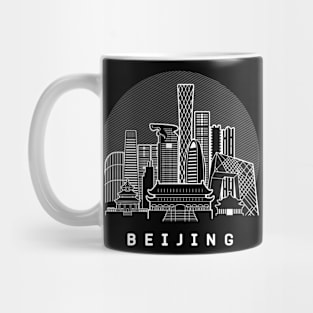 Beijing China Skyline Mug